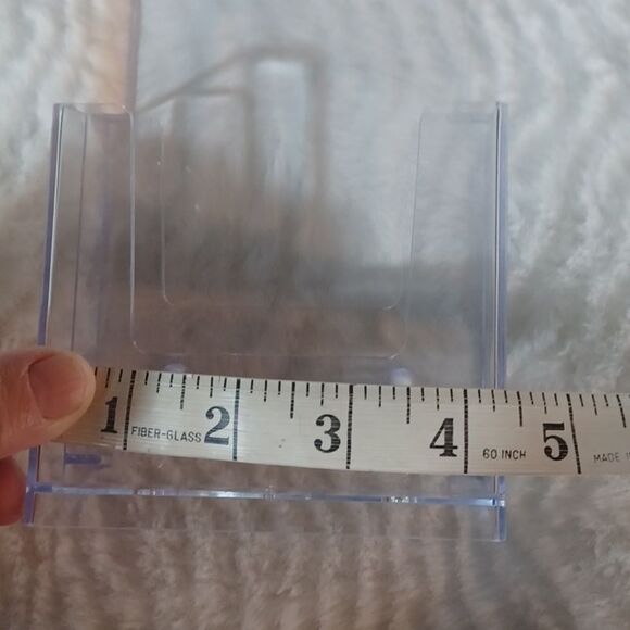 Brochure ‎ Display Double  Holder Stand Acrylic    W4.5x9H  There Is 10 New - Picture 9 of 11